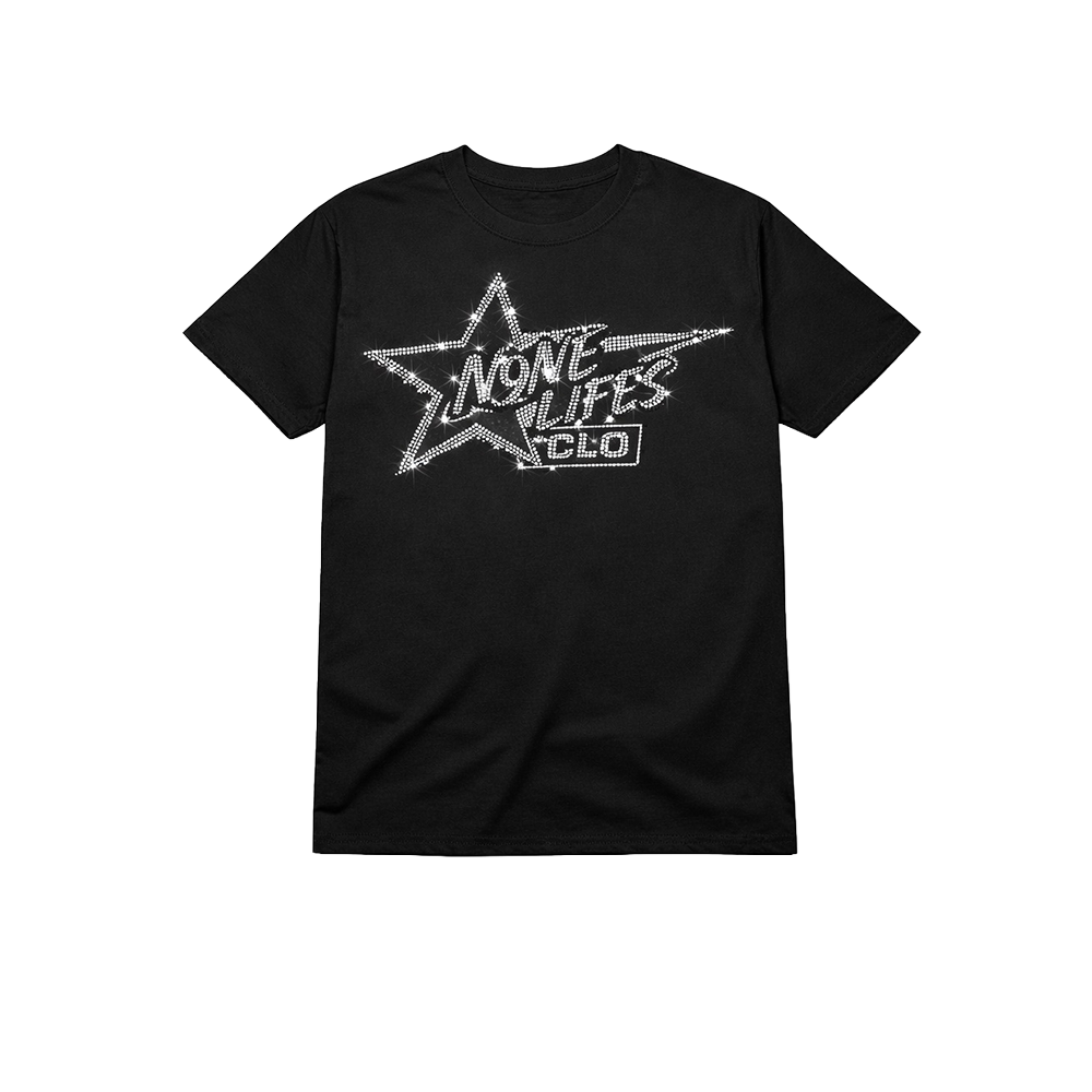 N9NE LIFES OG RHINESTONE BLK